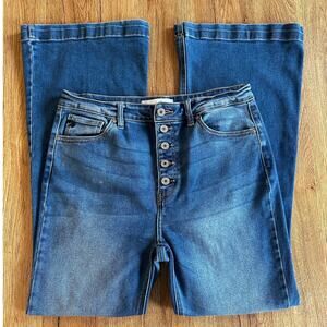KanCan High Waisted Flare Jeans Size 13/30 Petite
